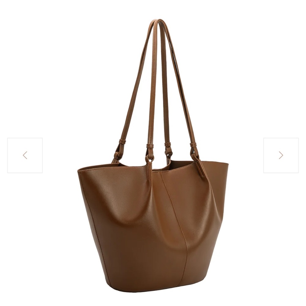 Melie Bianco Black Tote with Relaxed Structure - Picture 9 of 9